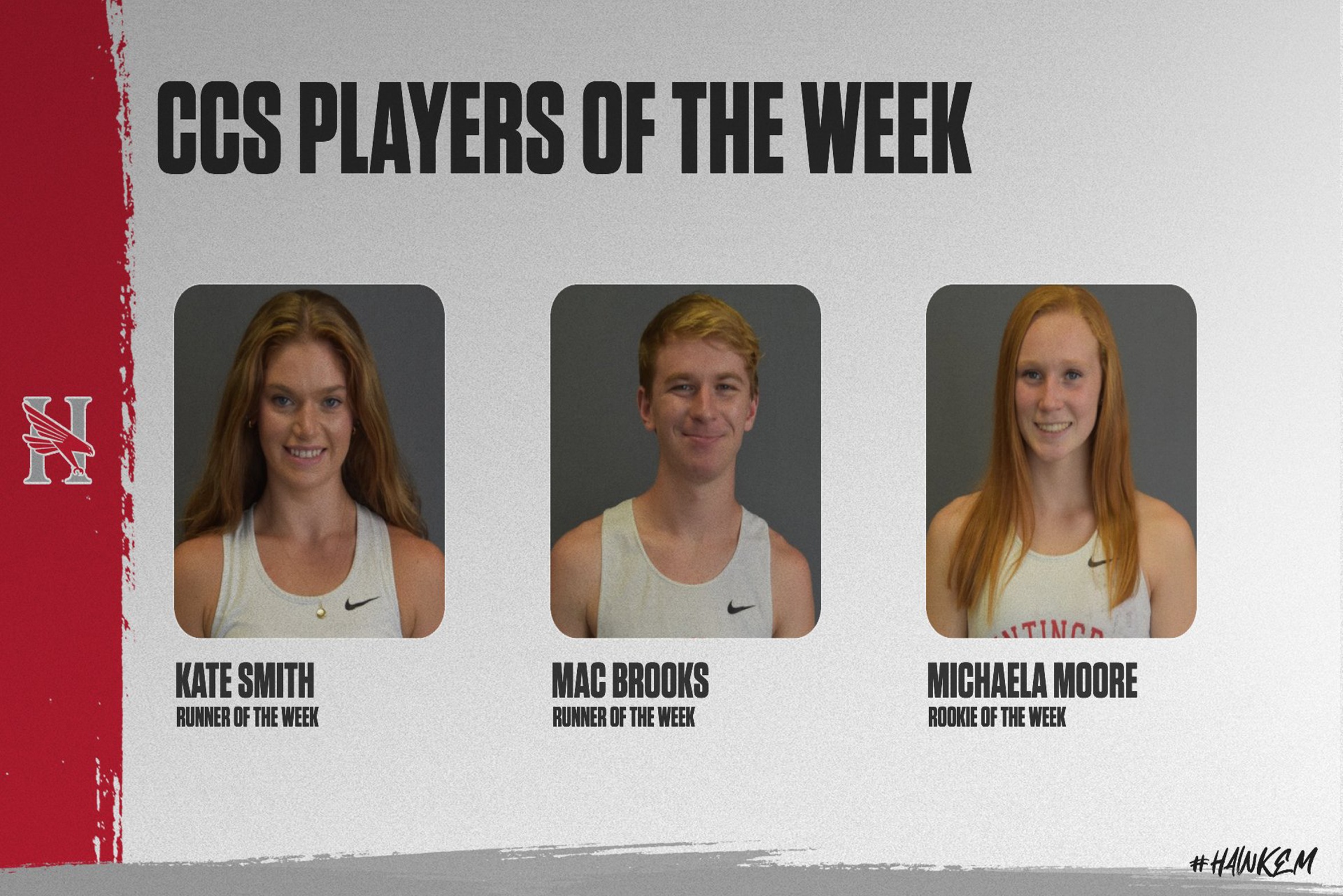Three Cross Country Runners Named CCS Runners of the Week