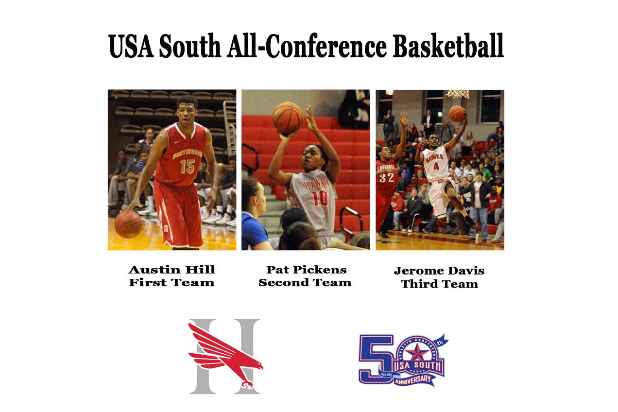 Huntingdon&rsquo;s Hill, Davis and Pickens recognized on All-Conference teams