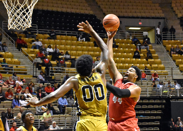 Trey Livingston, shown here earlier this season, scored 12 points in Saturday's loss at Greensboro. (Photo by Wesley Lyle)
