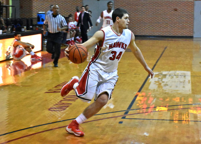 Sophomore Scotty Chadwick scored a career-high 19 points in Wednesday's 79-70 win over Birmingham Southern. (Photo by Wesley Lyle)