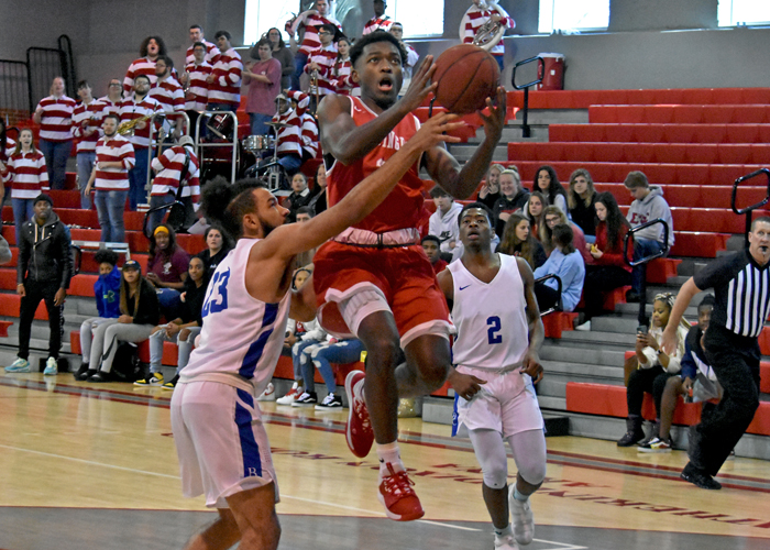 Damien Madison scored 24 points and had seven rebounds in Sunday's win over Pfeiffer.