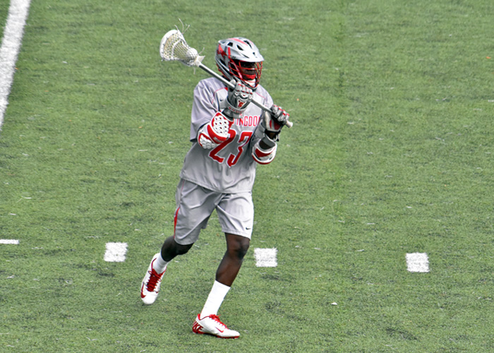 Kendrick Ballard scored with 27 seconds left to lift Huntingdon to a 9-8 win over Randolph on Wednesday. (Photo by Wesley Lyle)