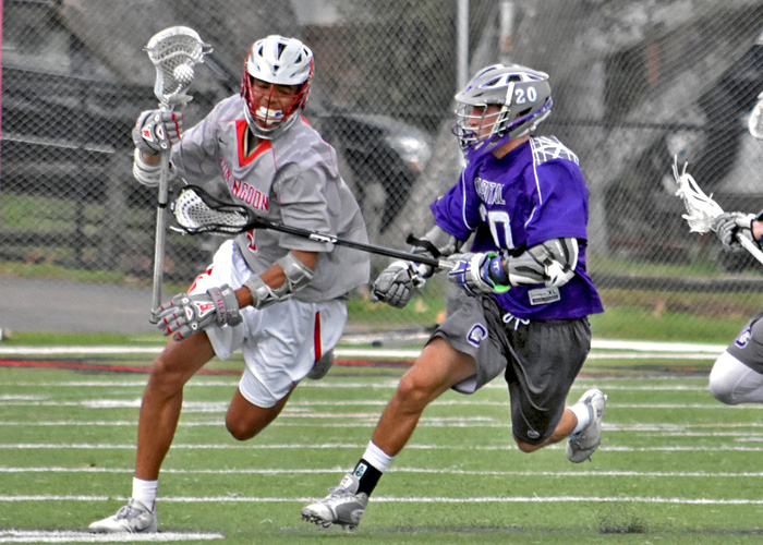 A.J. Harper scored one goal and picked up six ground balls in Thursday's 13-9 loss to Birmingham-Southern. (Photo by Wesley Lyle)