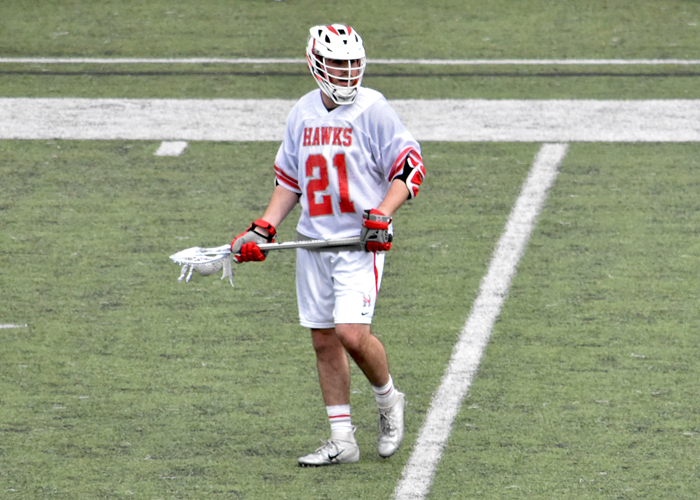 Austen Saucier scored three goals and had an assist in Sunday's 8-5 win over Methodist.