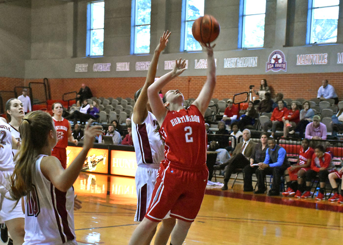 Savannah Ward had 11 points and six assists in Sunday's loss to Meredith.