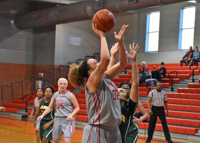 Sophomore Juliette Harp recorded her 12th double-double of the season and broke the Lady Hawks' NCAA-era record for blocks in a season in Saturday's win over William Peace. Harp finished with a career-high 21 points, 10 rebounds and four blocks. She has 46 blocks in 17 games this season.
