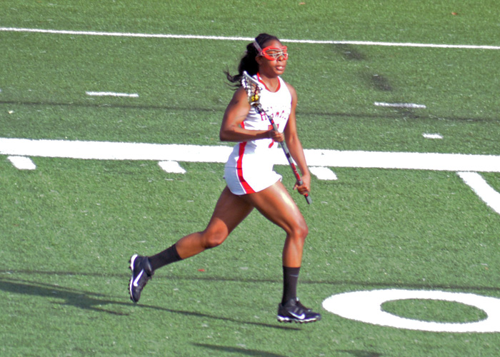 Lonnitria Keenan scored two goals and had one assist in Thursday's loss to Sewanee. (Photo by Wesley Lyle)