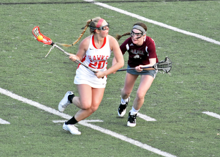 Ariana Kelty, shown here earlier this season, scored three goals in Saturday's loss to Methodist.