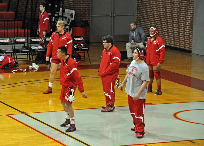 Huntingdon wrestling competes at Shorter University