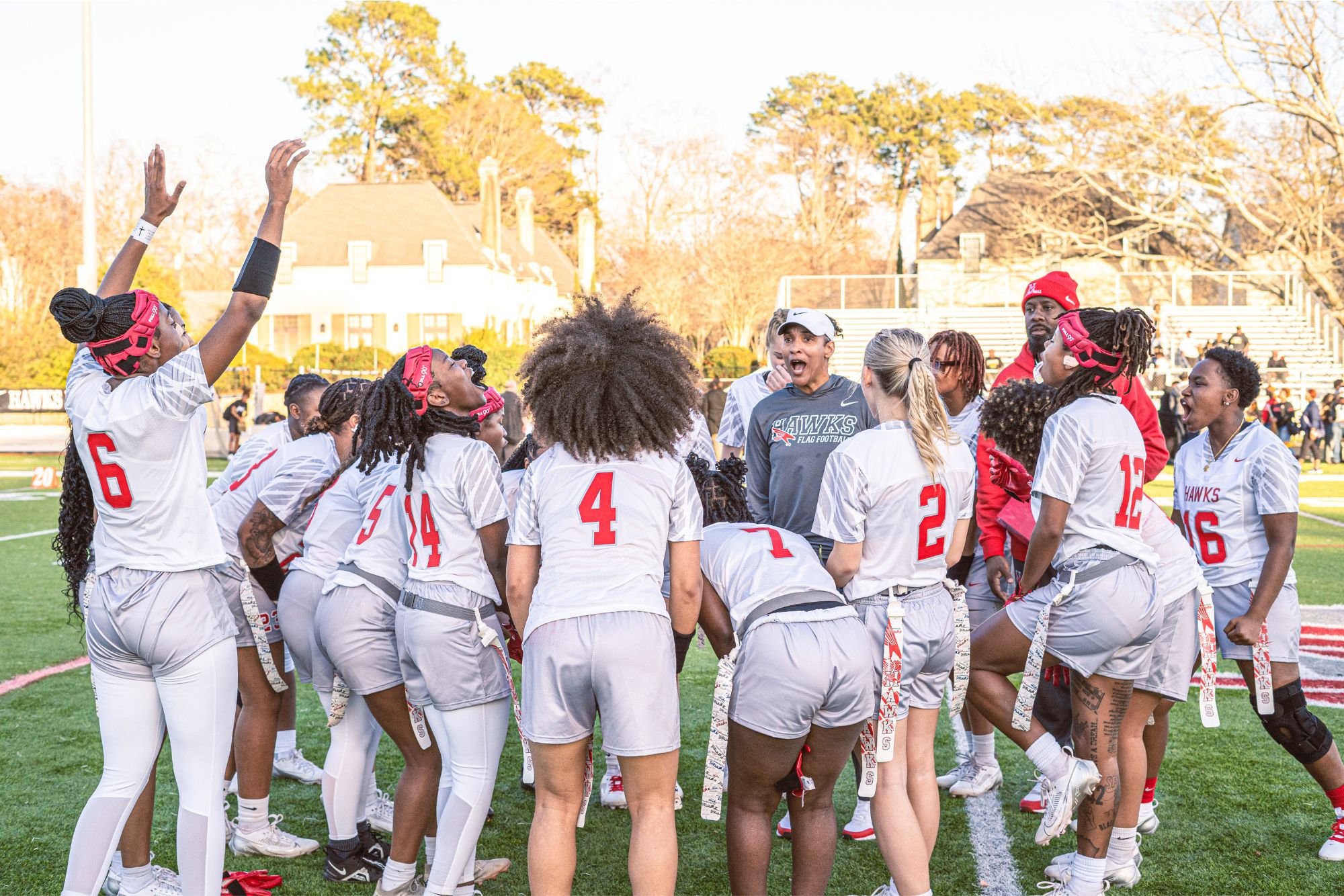 Hawks Split With Milligan As Huntingdon Flag Football's Historic First Season Comes To An End